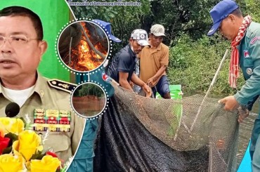 សមត្ថកិច្ចប​ន្តសហការចុះបង្រ្កាបបទល្មេីសនេសាទខុសច្បាប់ក្នុងភូមិសាស្ត្រខេត្តបាត់ដំបង