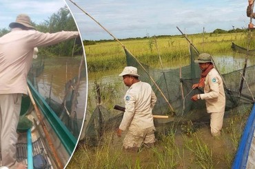 ក្រុមជំនាញខណ្ឌរដ្ឋបាលជលផល បានចុះបង្ក្រាប និងទប់ស្កាត់បទល្មើសរបស់ប្រជានេសាទក្នុងភូមិសាស្ត្រខេត្តកំពង់ធំ