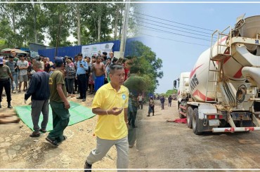 សុំលុយប្រពន្ធ 2 ម៉ឺនរៀលទិញថ្នាំលេបសម្លាប់ខ្លួនមិនបានរត់ចូលរថយន្តឲ្យកិនស្លាប់