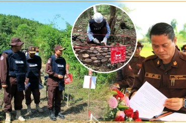 លោក ហេង រតនា ប្រតិភូរាជរដ្ឋាភិបាលទទួលបន្ទុកជាអគ្គនាយក CMAC អញ្ជើញចុះពិនិត្យការងារប្រតិបត្តិការបោសសម្អាតមីន ក្នុងគម្រោងសម្តេចតេជោសម្រាប់សកម្មភាពមីន ក្រោមមូលបទ‌‌‌‌ “ផ្តល់ដីសុវត្ថិភាព បង្កើតស្នាមញញឹម”