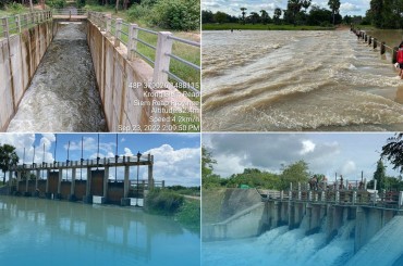 ក្រុមការងារអាជ្ញាធរជាតិអប្សរាកំពុងរំដោះទឹកចេញពីប្រាសាទដើម្បីបញ្ជៀសពីការជន់លិច